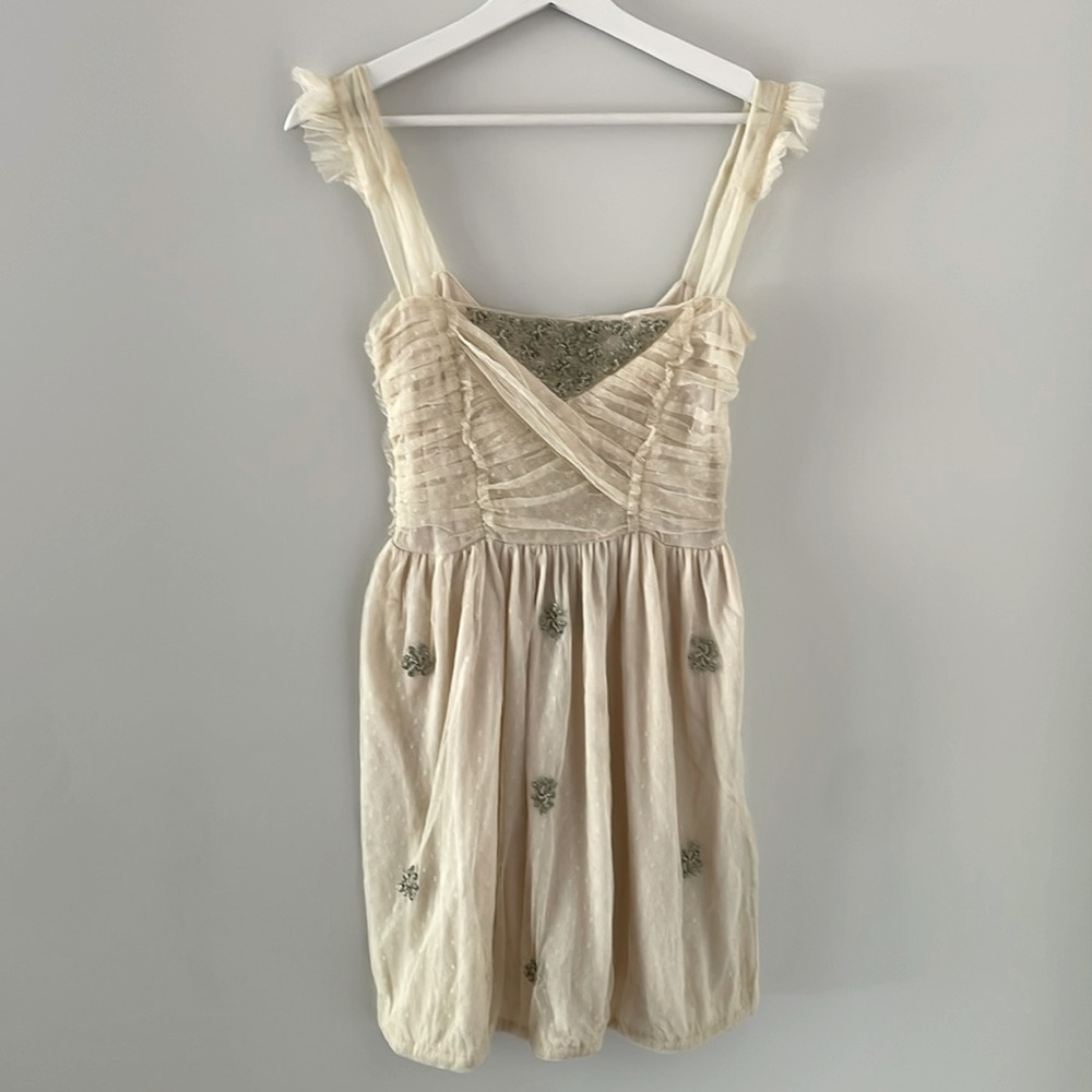 Hoss Intropia Embellished Lace Mini Dress (Brand New)